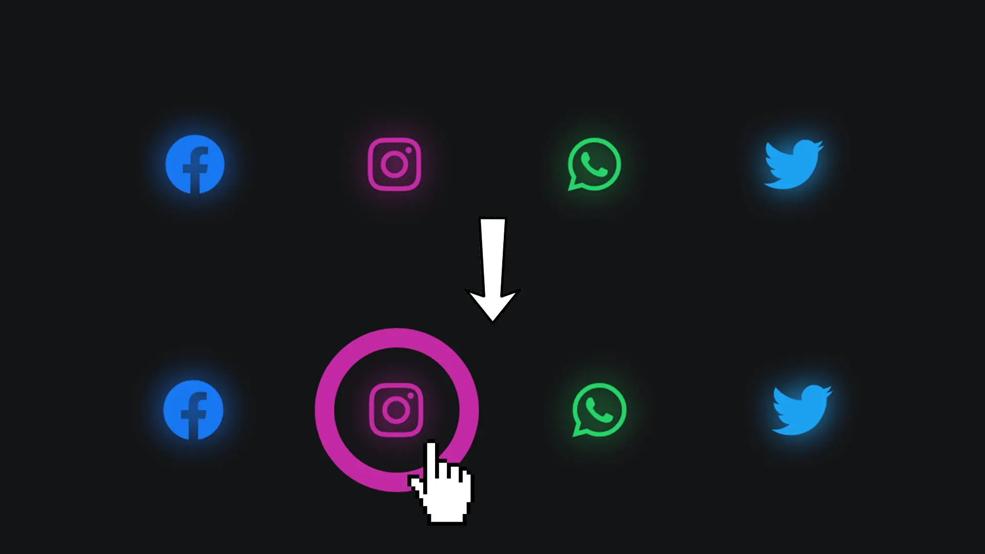 Creating circled buttons on hover with HTML and CSS